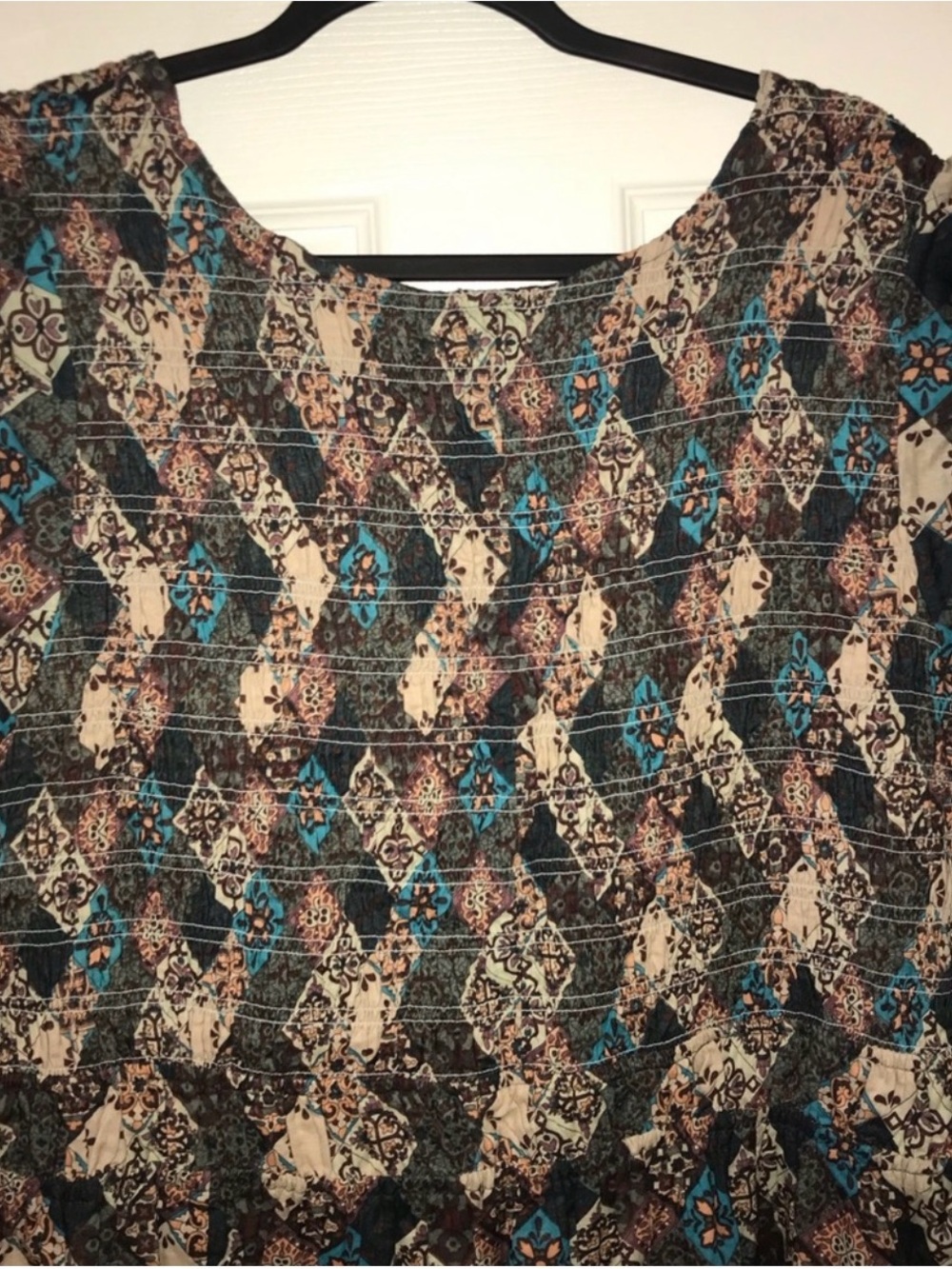 Maeve Anthropologie Boho Smocked Flutter Sleeve Dress Plus Size 3X NWOT - Picture 4 of 4